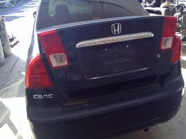 2001 HONDA CIVIC. BLACK,DX MODEL,1.7L, MT,  A25196